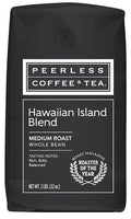 Peerless Hawaiian Whole Bean Coffee (2 lb.) - Hawaiian Island Blend Medium Roast Blend of Maui &amp Colombia Coffee Beans 100% Arabica