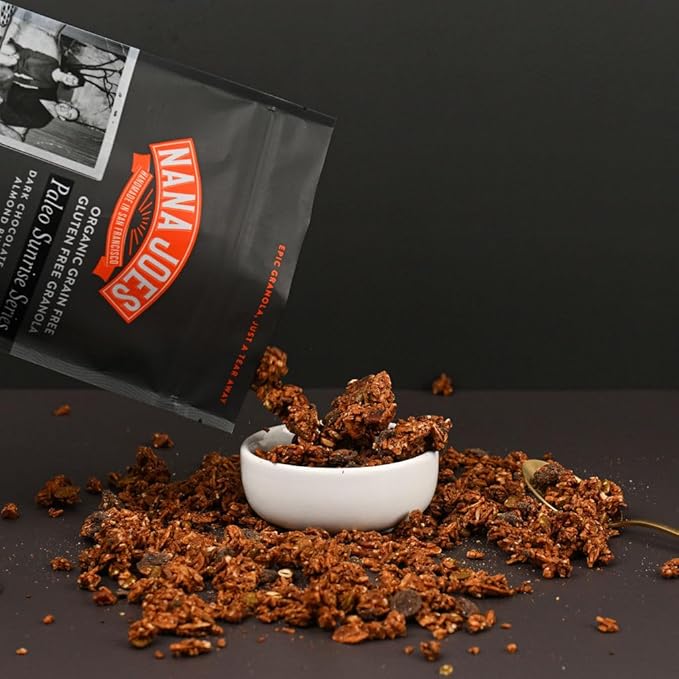 Nana Joes Granola Paleo Series | Hu Dark Chocolate Coconut Almond Butter &amp Pecan | Handmade Gluten-Free Vegan Healthy Plant-Based Organic Refined Sugar-Free Grain-Free | Superfood Breakfas