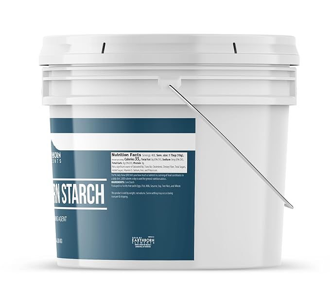 Earthborn Elements Corn Starch Thickening Agent Cooking &amp Baking Staple Cleaning (144 Ounce)