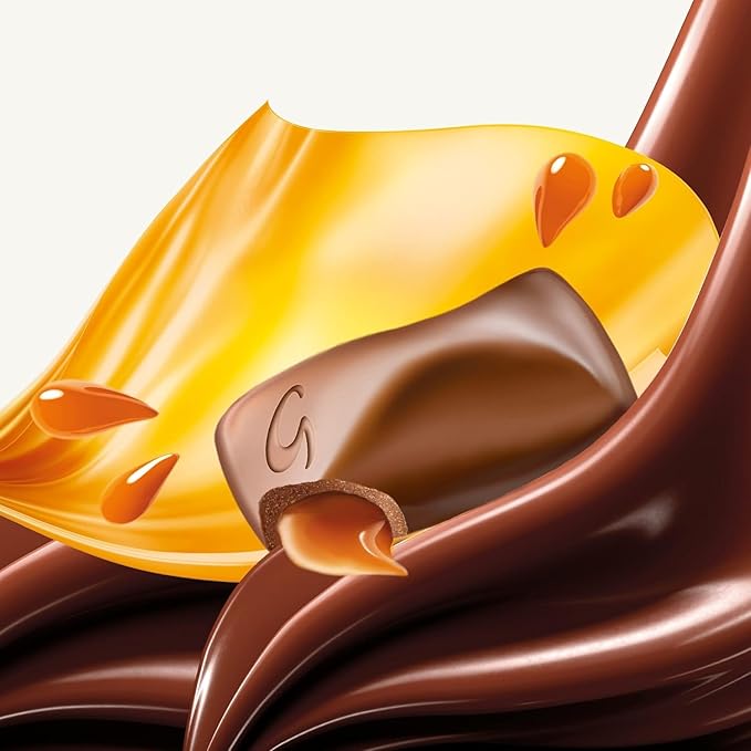 Galaxy Caramel Chocolate Block - 135g - Pack of 4 (135g x 4)