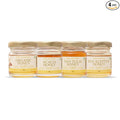 Shiva Organic Honey Tasters - Kid-Friendly Pack | 4 Flavors x 50g Each | Total 200g | Delight Young Taste Buds with Pure and Natural Honey
