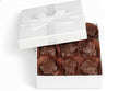Milk Chocolate Caramel Pecan Nut Clusters White Gift Box - by It's Delish | 12 OZ Premium Milk Chocolate Covered Nuts with Carmel Cluster | Christmas Gifts Box of Chocolates Candy Nut Turtles with Pec