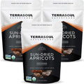Terrasoul Superfoods Organic Apricots 6 Lbs (3 Pack) - Sun-dried | Unsulphured | Fiber