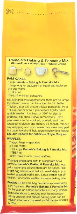 Pamela's Products Ultimate Baking &amp Pancake Mix 24 oz (Pack of 3)