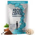 NexGen Goods Focus Coffee :Brain Boosting Nootropic Organic Mushroom Coffee with Lion’s Mane &amp Adaptogens – Premium Colombian Ground Coffee for Mental Clarity &amp All Day Energy Boost | 22 Servi