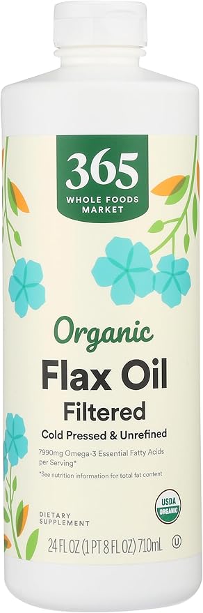 365 by Whole Foods Market Organic Filtered Flax Oil 24 fl oz