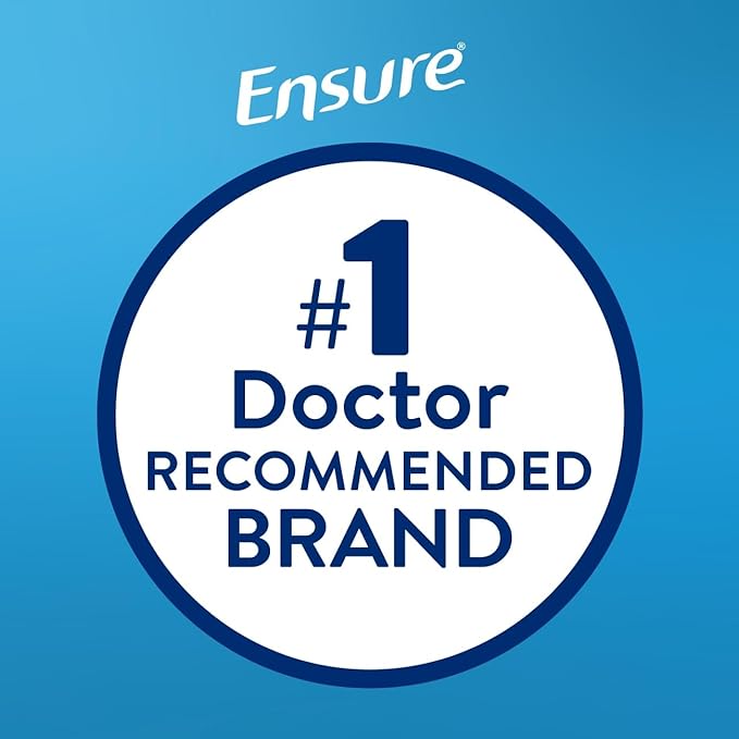 Ensure Original Nutrition Powder | Vanilla Protein Powder | Small Meal Replacement Shake Mix | 8g Protein 24 Vitamins &amp Minerals | Immune Health | 14.1 oz -pack of 6