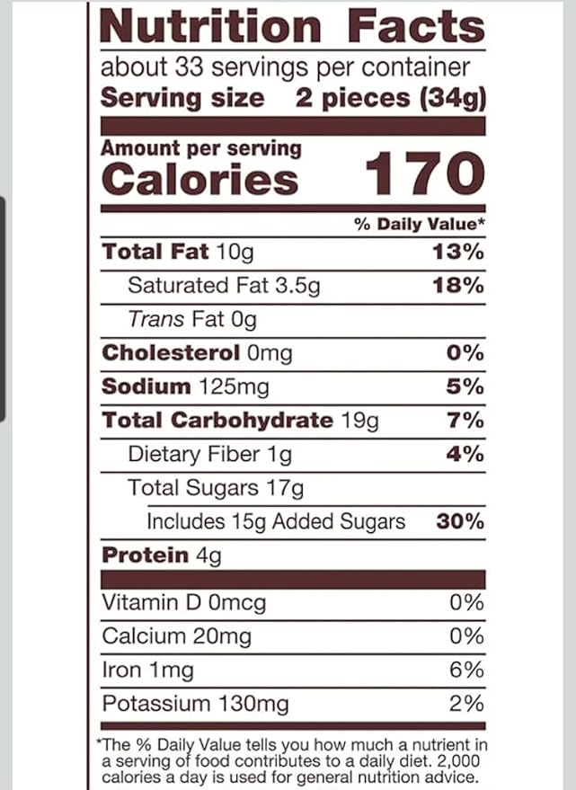 Milk Chocolate Peanut Butter Hearts Candy 39.8 oz 65 Count Individually Wrapped Kosher Classroom Exchange