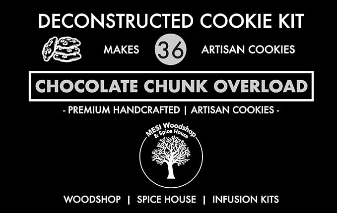 Chocolate Chunk Overload Deconstructed Cookie Mix | Baking Mix Makes 36 Artisan Cookies | A Sweet Chocolatey Indulgence In Every Bite