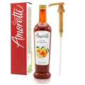Amoretti - Tangerine Beverage Infusion 94 Servings Per Bottle (750 ml) - Drink Mix &amp Water Enhancer with Pump for Flavoring Cocktails Waters Teas and other Beverages Preservative Free