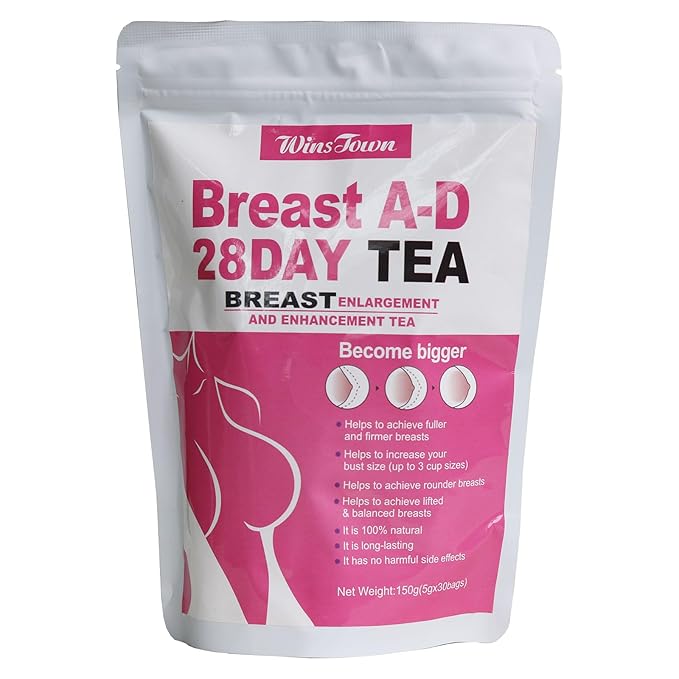 AIHIYO Boobs Breast A-D 28 Days Tea Nature Herbal Breast Enlargement and Enhancement Tea 30 Tea bags