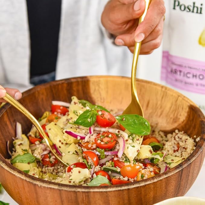 POSHI Marinated Vegetables Variety Pack | All Natural Fully Cooked Ready-to-Eat Keto Vegan Paleo Non GMO Low Calorie Gluten Free Pentry Food Gourmet Healthy (6 Pack)