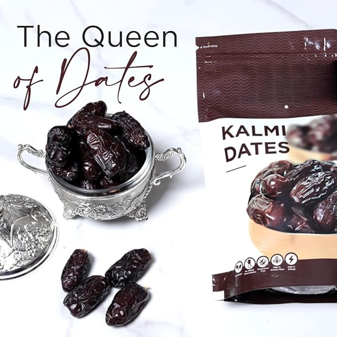 Generic Premium Kalmi Dates- Juicy &amp Delicious Khajoor Khajur | No artificial colours | Naturally Sweet | Instant Energy | Resealable Pouch - 350 gm