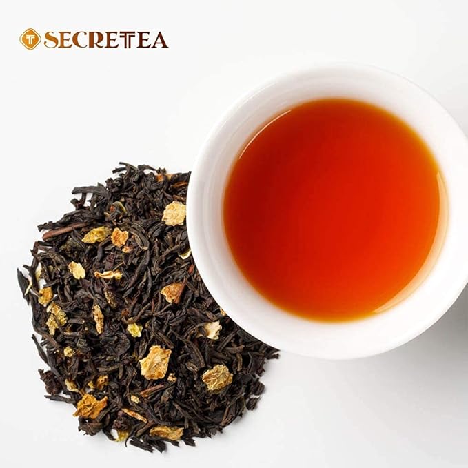 Organic Earl Grey Tea Good for BREAKFAST TEA | NATURAL ANTIOXIDANTS100% Real ingredients 40 Count Unwrapped Tea Bag | By T SECRETEA Daydream