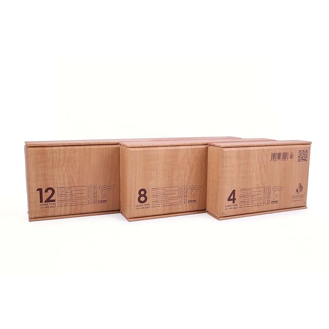 Geohoney Gourmet Honey Box 339.6g x 8 (Pack of 1)