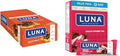 LUNA Bar - Nutz Over Chocolate Flavor - Gluten-Free - Non-GMO &amp - Chocolate Peppermint Stick - Gluten-Free - Non-GMO