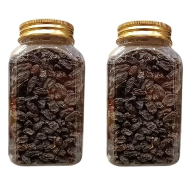 Farm Royale Black Raisins -1+1 Combo||(250gm &amp 250gm)||100% Pure and Natural||Shudh||Handpicked Material||Export quality