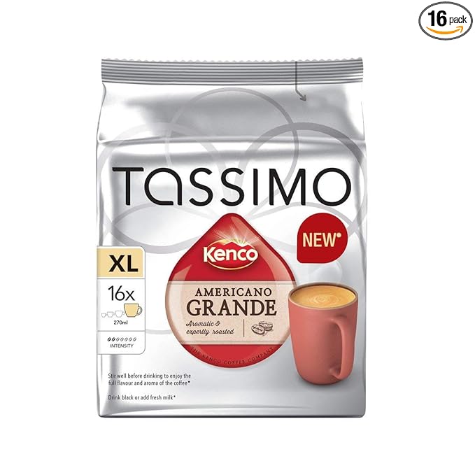 Kenco Americano Grande from Tassimo (Pack Of 3) 16 T-Discs