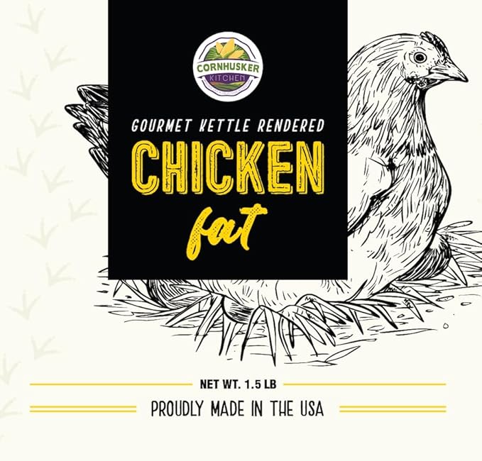 Cornhusker Kitchen Premium Rendered Tub 1.5lbs (Chicken Fat)