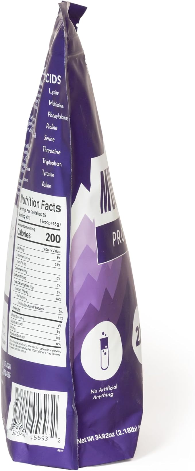 JUST INGREDIENTS Mountain Berry Protein Powder – 30-Serving Blend with 100% Grass-Fed Whey &amp Organic Plant Proteins – Mixed Berry Flavor with Real Fruit – Supports Muscle Recovery Energy*