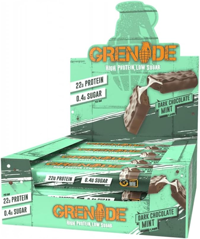Carb Killa Protein Bar Dark Chocolate Mint / 12 Bars