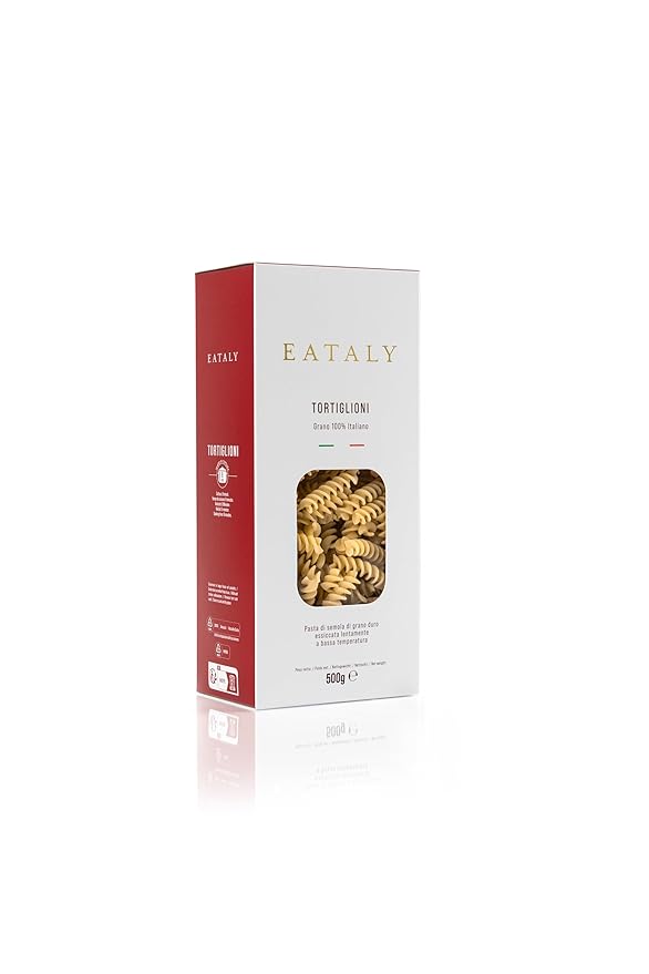 Eataly Bronze Die Trio Pasta Bundle Pack- Tortiglioni Vesuvio &amp Paccheri 3-500g (17 oz.) Boxes- 1 Each