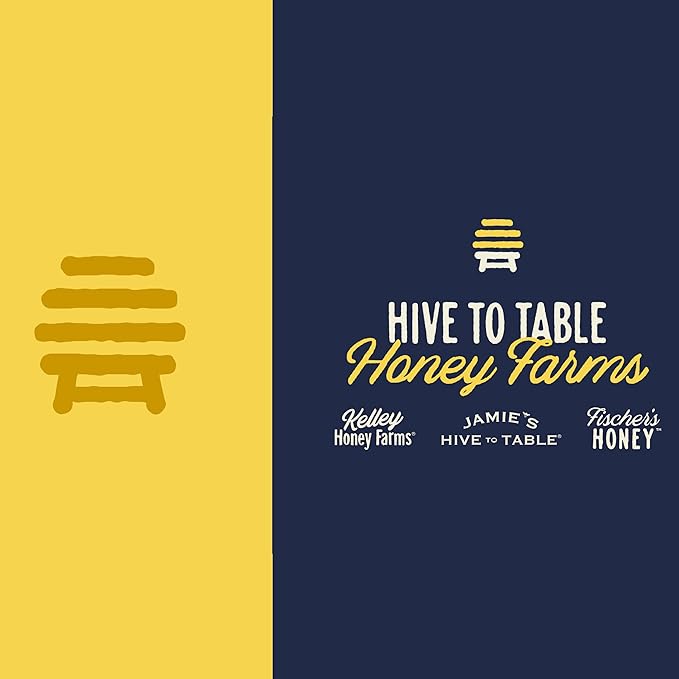 Jamie's Hive to Table- Cinnamon Raw Honey 100% Pure Local Hive Honey Flavored Honey in (3) 12-oz. Honey Squeeze Bottle -Infused Honey Set