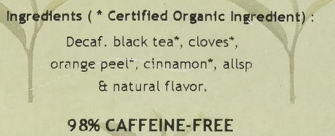 Davidson's Organics Decaffeinated Spiced Peach Loose Leaf Tea 16-Ounce Bag
