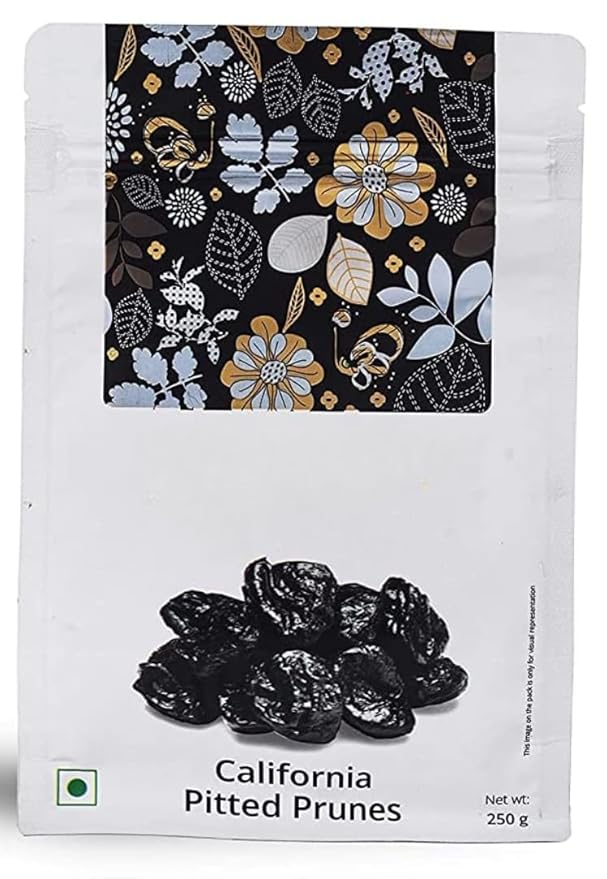 Generic Pitted Prunes Dryfruits Healthy Snacks Vegan100% Natural Aloobukhara -250 gm