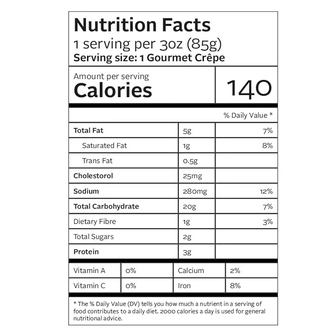 Sephra Gourmet Crêpe Mix - 30lb Case - Just Add Water