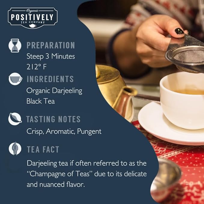 Organic Positively Tea Company Indian Tea Sampler Loose Leaf 4 Ounce 3 Pack