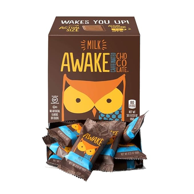Awake Caffeinated Chocolate Energy Bites (Milk Chocolate 50)