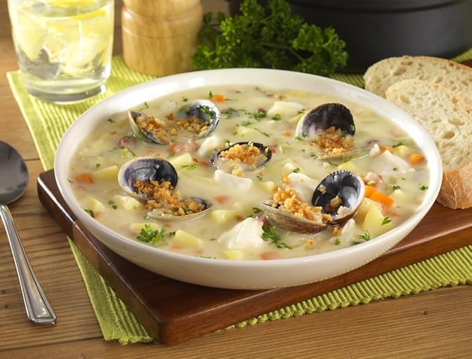 Knorr Professional Soup du Jour New England Clam Chowder Soup Mix No added MSG 0g Trans Fat per Serving Just Add Water 27 oz Pack of 4