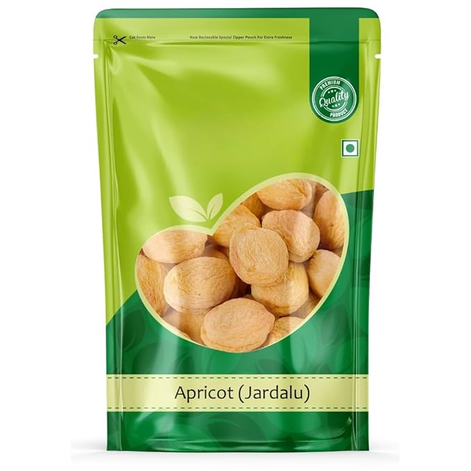 Generic Dry Fruits Dried Apricot Jardalu - Badam BOR Khumani Dry Fruit | Dried Premium Apricots | Vegan Sun Dried Apricots | Gluten &amp Sodium Free -200 gm