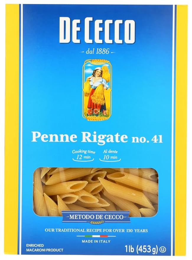 De Cecco Pasta Penne Rigate 16 Ounce (Pack of 6) by De Cecco