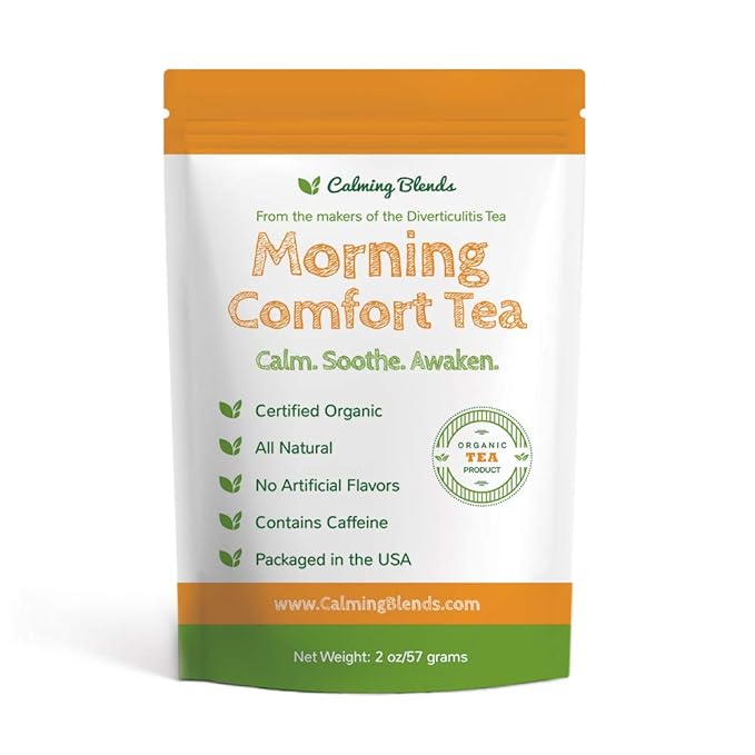 Original Calming Blends Tea and Calming Blends Morning Comfort Tea | Certified Organic 2 Pack