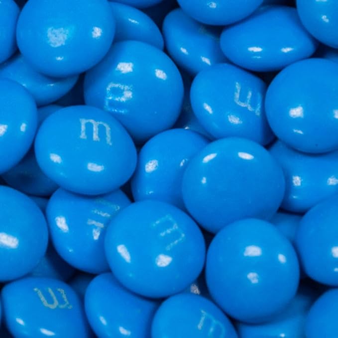 375pcs Blue Coated Candy Milk Chocolate (12oz 375pcs)