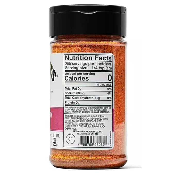 Knde's Black Cherry Chipotle Premium BBQ Rub 9 oz