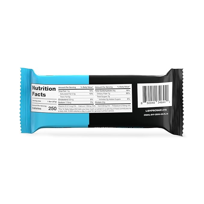 Legion Protein Bar Blueberry Muffin - 100% Whey Protein Soy Free Protein Bars with Prebiotic Fiber - Low Fat Healthy Protein Bar - Gluten Free Naturally Flavored Low Sugar Protein Bars (12 Count)