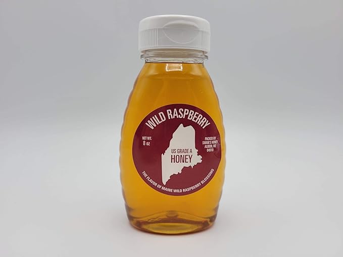 Maine Organic Honey - Variety Pack (Wild Blueberry Orange Blossom Raspberry) Maine Made
