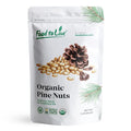 Food to Live Organic Pine Nuts 1 Pound – Non-GMO Whole Raw Pignolias Unsalted No Shell Vegan Kosher Bulk Snack. Rich in Vitamin E Protein. Great for Pesto Salads Homemade Desserts