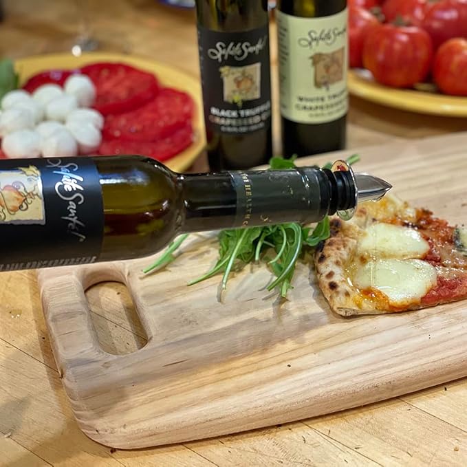 Salute Santé! Basil Infused Grapeseed Oil — vegetable oil cooking oil grapeseed oil — Light Basil Aroma Finishing &amp Marinades Sautéing and Roasting Gourmet kitchen essential for everyday cooki