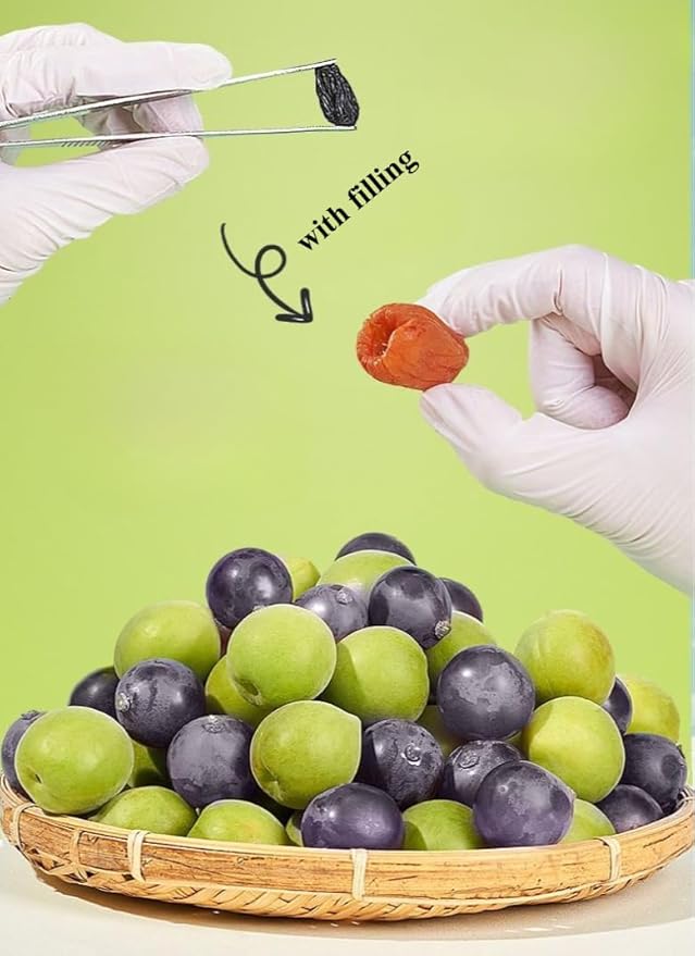 【 Soft Glutinous Sweet and Sour 】 Seedless Grape Dried Plums 500g/Can Instant Dried Fruit Candied Snacks Healthy Snacks Casual Snacks Afternoon Tea Desserts Pure Leisure Food (3 Cans)