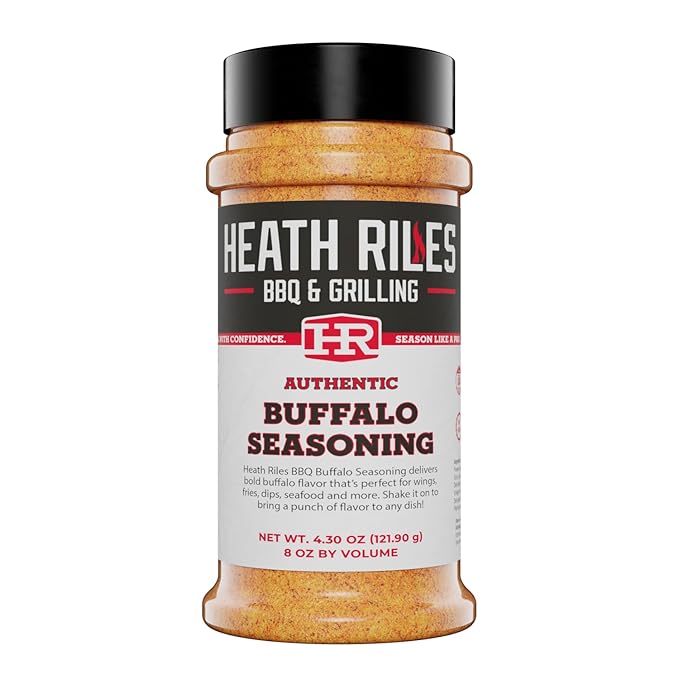 Heath Riles BBQ Rub - BBQ Buffalo Seasoning BBQ Lemon Pepper Buffalo Seasoning and BBQ Parmesan Garlic Seasoning