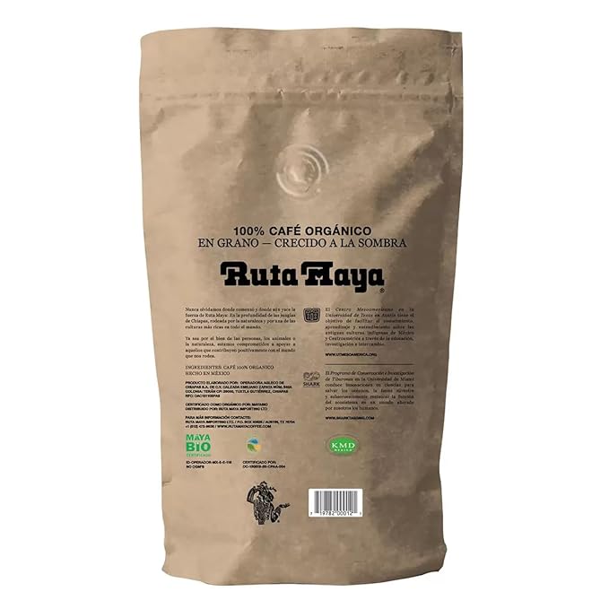 Ruta Maya Organic Coffee Medium Roast 2.2 Pounds