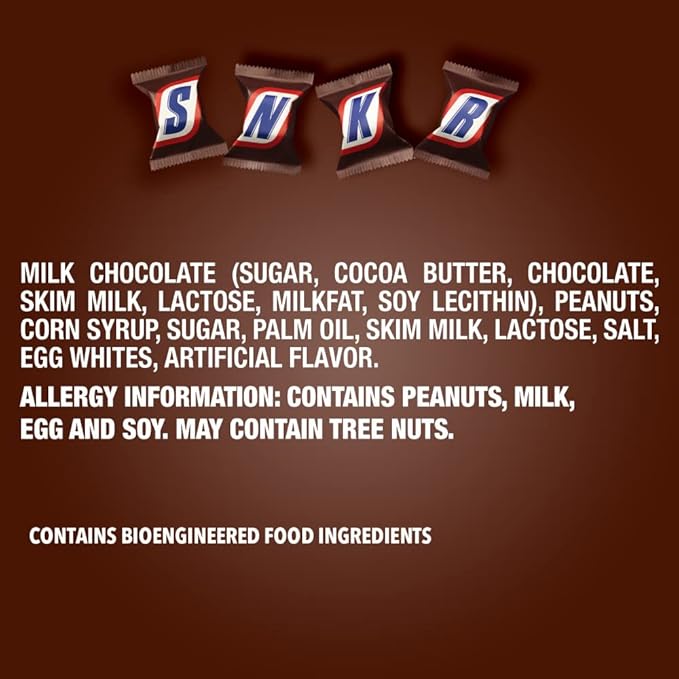 SNICKERS Minis Size Milk Chocolate Candy Bar Bulk Assortment 35.6 oz Bag (Pack of 2)