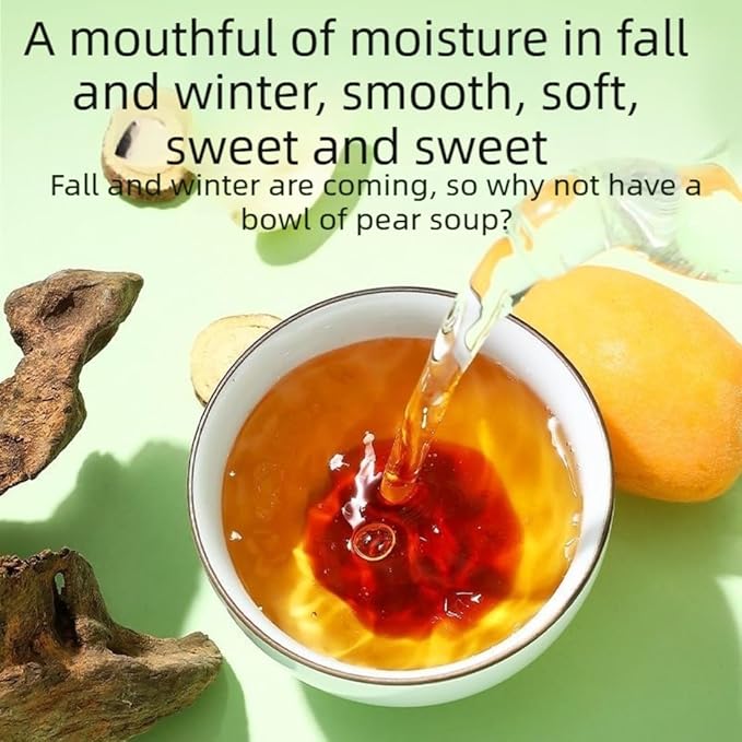 Loquat &amp Autumn Pear Syrup Natural Loquat &amp Pear Syrup - No Added Sugar Pure Fruit Concentrat No Preservatives Concentrated Paste for Daily Use