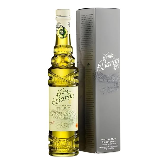 Venta del Barón - Voted The World's Best Olive Oil - Extra Virgin Cold Pressed - High in Polyphenols - 16.9 fl oz (500ml) Bottle