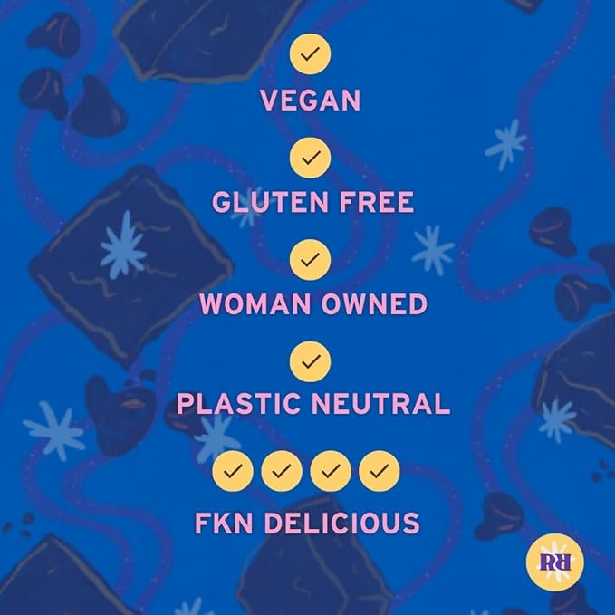 Raw Rev Vegan Protein Bars- Double Chocolate Brownie Batter 12 bars Non-GMO Plastic-Neutral Nothing Artificial Glo Formula Gluten-Free Keto-Friendly Paleo Kosher No Sugar Alcohols No Stevia