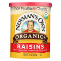 NEWMANS OWN ORGANIC RAISINS ORG CAN 15 OZ PK- 12